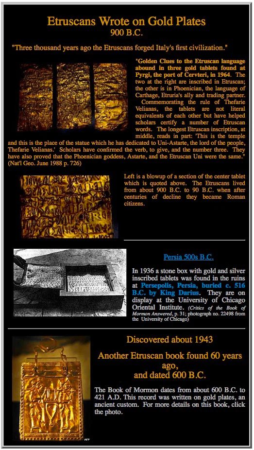 More Authentic Ancient Metal Plates