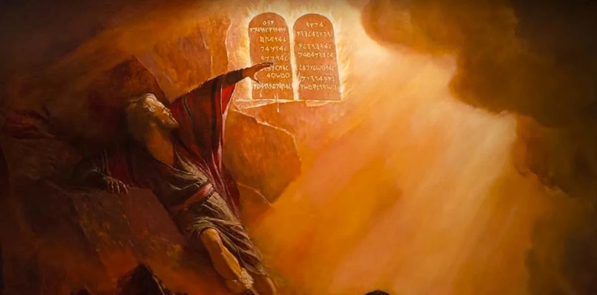 Moses Receives the Ten Commandments