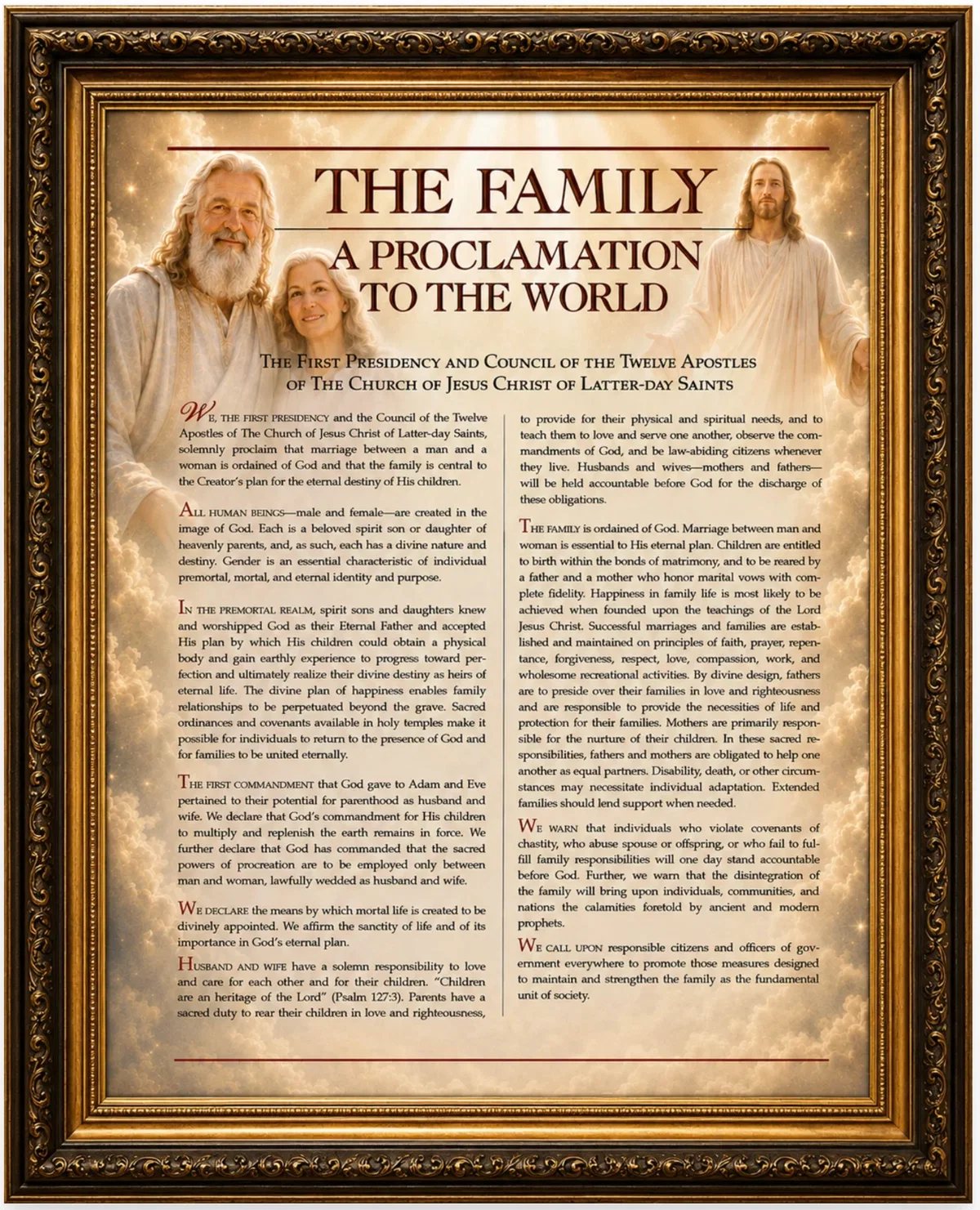 The Family Proclamation to the World