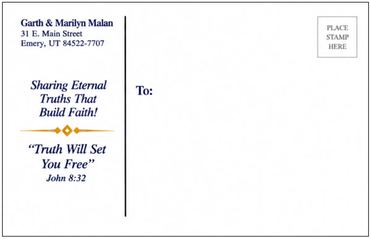 Mailing-Side Single Example